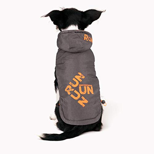 Idepet Abrigo Impermeable para Perros, Chaqueta cálida de Invierno para Mascotas, Chaleco, Algodón para Exteriores, Sudadera con Capucha para Perros, Ropa para Perros pequeños, medianos, Gatos