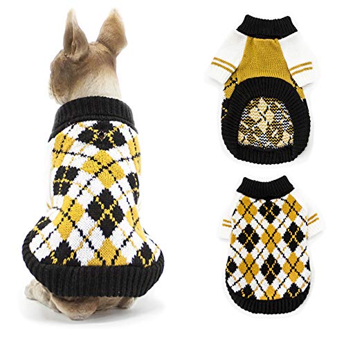 Idepet suéter para Mascotas, Ropa cálida de Invierno para Perros y Gatos, Abrigo cómodo para Mascotas, Disfraz de Cachorro, Jersey de Gatito, Ropa para Perros pequeños, medianos Grandes, Gatos