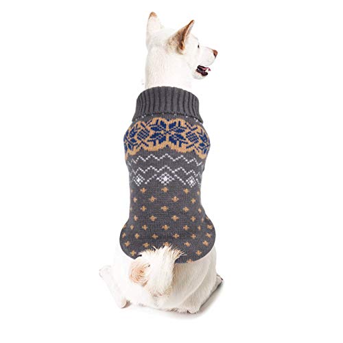 Idepet Suéter para perros y mascotas,ropa de invierno cálida para perros y gatos,cómodo abrigo para mascotas,disfraz para cachorros,jersey para gatitos,ropa para perros pequeños,medianos,grandes,gatos