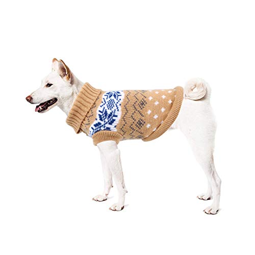 Idepet Suéter para perros y mascotas,ropa de invierno cálida para perros y gatos,cómodo abrigo para mascotas,disfraz para cachorros,jersey para gatitos,ropa para perros pequeños,medianos,grandes,gatos