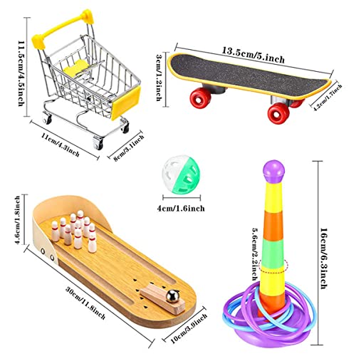 JasCherry Juego de 6 Piezas Juguetes de Adiestramiento de Aves - Set de Conjunto de Entrenamiento de Actividad e Inteligencia para Loros, Agapornis, Periquitos, Pajaros #2