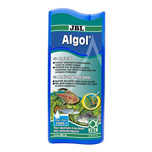 JBL - Limpiador de algas «Algol» para acuariofilia - 100 ml (Para 1000 l)