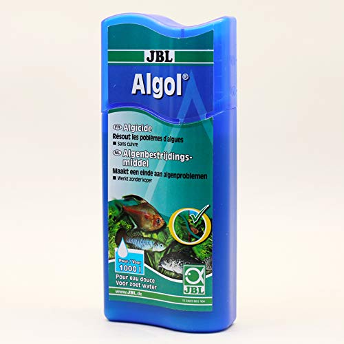 JBL - Limpiador de algas «Algol» para acuariofilia - 100 ml (Para 1000 l)