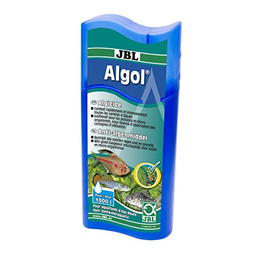 JBL - Limpiador de algas «Algol» para acuariofilia - 100 ml (Para 1000 l)