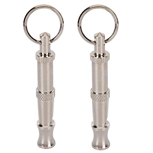 jieqing Silbatos para Perros Silbato Supervivencia Perro silencioso silbatos Silbato de Perro silencioso para Dejar de ladrar Perro SIDA 2pcs