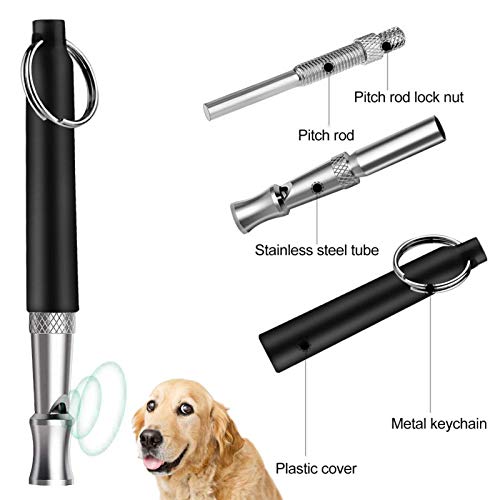 Jjoer Silbato Supervivencia Clicker Perro Perro Comportamiento Entrenador Perro adiestramiento Perro silencioso silbatos Cachorro Clicker Kit de formación