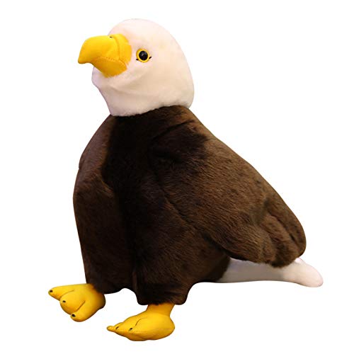 Juguete De Dibujos Animados, Gaviota De Dibujos Animados, águila Marina, Pájaros De Simulación, Muñeco De Peluche, Adorno Casero Marrón 20 cm