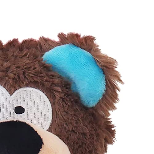 Juguetes de oso de peluche para perros, juguetes interactivos chillones para perros, juguetes de peluche suave para perros pequeños, medianos y grandes