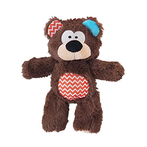 Juguetes de oso de peluche para perros, juguetes interactivos chillones para perros, juguetes de peluche suave para perros pequeños, medianos y grandes