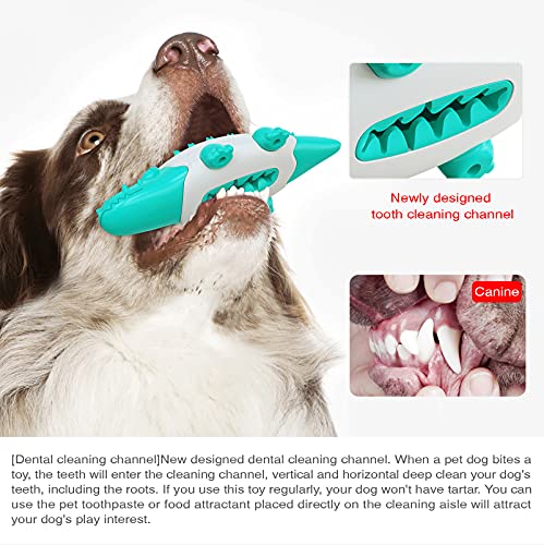 Juguetes masticables para perros, juguetes de goma duraderos para perros agresivos, juguetes duros de cocodrilo para entrenar y limpiar dientes, juguetes interactivos para perros pequeños/medianos