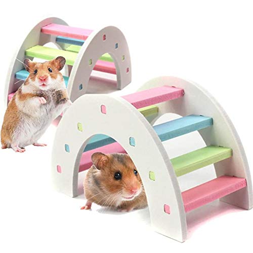 Juguetes para Hamster Jaula de hámster Juguetes de Peluche Juguetes de Conejo Casa de hámster Hámster escondite De Madera de hámster Juguete 9cm