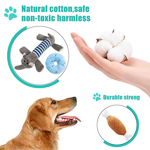 Juguetes para Perros,Juguetes Interactivos Juego de 15 Piezas Juguete para Perros,Juguete Perro ecológico, Seguro y Duradero se Puede Utilizar para Limpiar los Dientes de los Perros