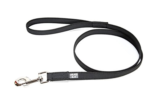 Julius-K9 216GM-S2 - Correa de Perro del Estupendo, Negro (Negro-Gris), 20 mm x 2 m , 1 unidad