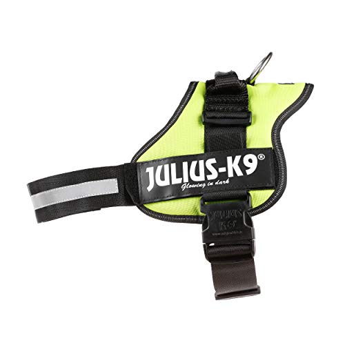 JULIUS-K9 Arnés, Talla 1, L, 66-85 cm, Verde Lima