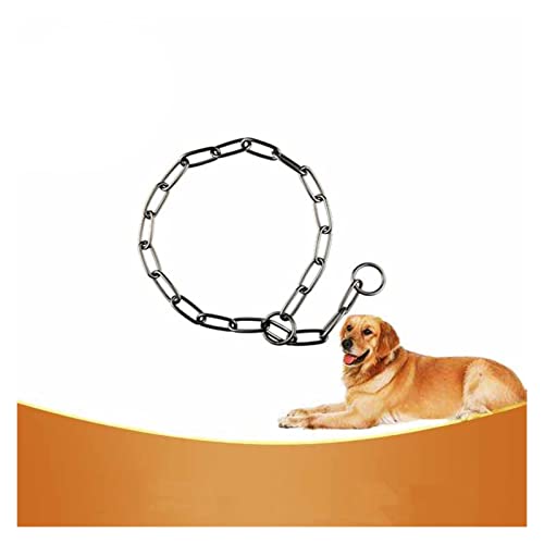 JUSTPENGHUI Collares de Perros PEQUEÑO Metal DURATORIENTE SÓSIDO SOLIDA DE Acero Inoxidable Choke Collar Pet Collar (Size : X-Small)