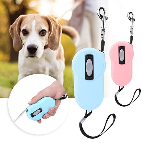 JYJZHX Pequeño mascota automática Correa de perro Nylon Extendiendo Perrito Caminando Playes retráctil Duradero Cinta Perro Correas Arnés Cuerda de tracción para mascotas (Color : A)