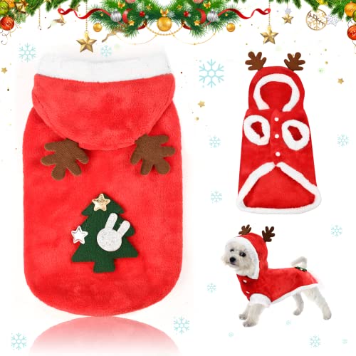 KATELUO Disfraz Navidad Perro, Ropa Navidad Perro, Disfraz Perro Grande Navidad, Ropa de Navidad para Perros, Ideal para Fiesta año Nuevo, Navidad (árbol de Navidad, Large)