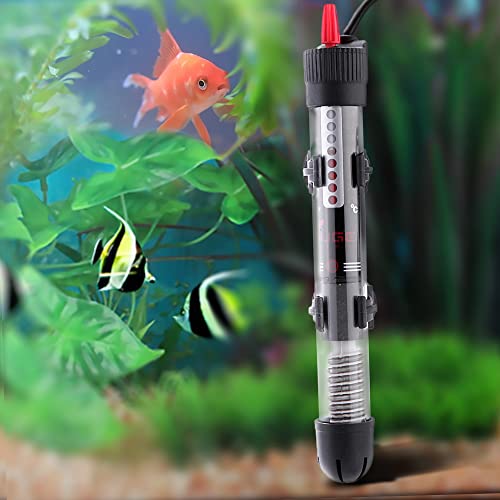 Kavolet Calentador Acuario 25W ,Calentador de Acuario Sumergible con termómetro y Ventosa, 220-240V