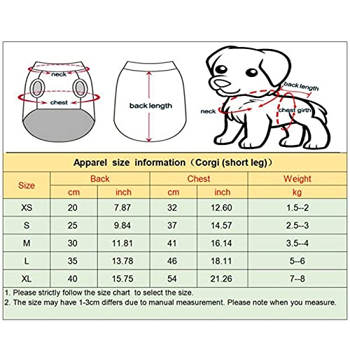 KDEKIFN Divertida Ropa para Perros y Mascotas,Disfraz de Navidad con Capucha,Ropa Gruesa de Dibujos Animados cálidos para Perros pequeños (Color : A, Size : M Code)