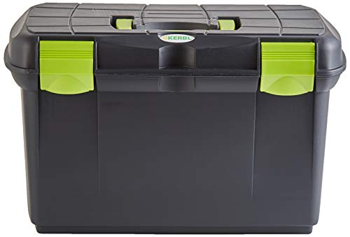 Kerbl Caja de Limpieza Arrezzo Negro/Pistacho con Inserto extraíble