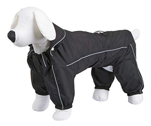 Kerbl Manchester - Impermeable para perros, Negro, 45 cm