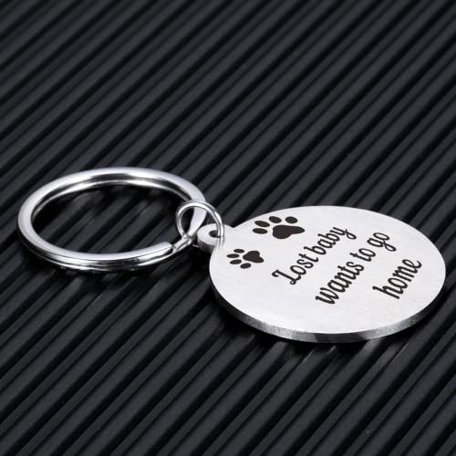 krui Chapa Perro Grabada Personalizada,Collares para Perros Personalizados,Collares Perros Personalizados,Placas para Perros Grabadas,Collar para Perros con Nombre (Oro)