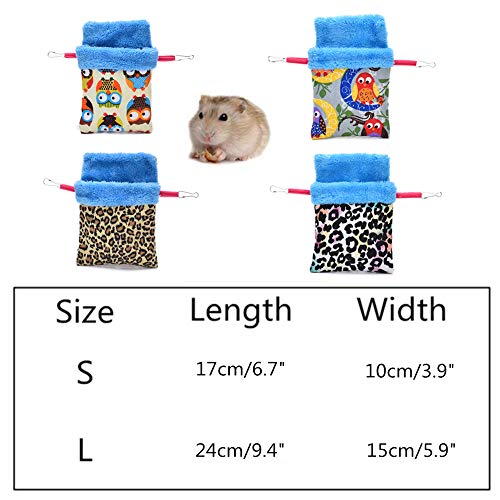 KunLS Nido Agapornis Cama Hamster Hamster Accesorios Guinea Cerdo Hamaca Jaula De Ratas Accesorios Hamacas De Rata para Jaula Jaula para Hamster, Accesorios 3,s