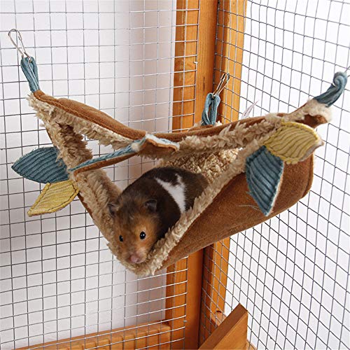 LahAd Cama Hamster Camas para Gatos Hámster Hamaca Guinea Cerdo Hamaca Rata Cama Jaula de Ratas Accesorios Pequeña Mascota Cama Guinea Cerdo Juguetes