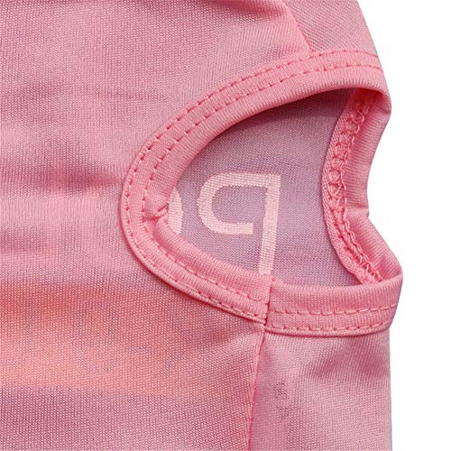 LahAd Chaleco Perro Verano Verano Ropa para Perros Ropa para Perros Gatito Ropa Bulldog Francés Ropa Doggy Abrigos Ropa de Gato Mascotas Pink,Large