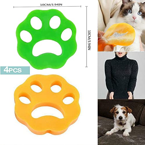 Lavandería Mascota Removedor,4pcs Atrapa Pelos Lavadora,Recogedor De Pelo Pegajoso Removedor De Pelo De Mascotas Reutilizable Para Lavadora