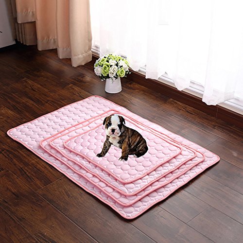 Lazzykit fresco frío extremo hundematte Verano Cojín einfarbige Alfombrilla de refrigeración Defensas Medio Verano Perros – Manta isotérmica