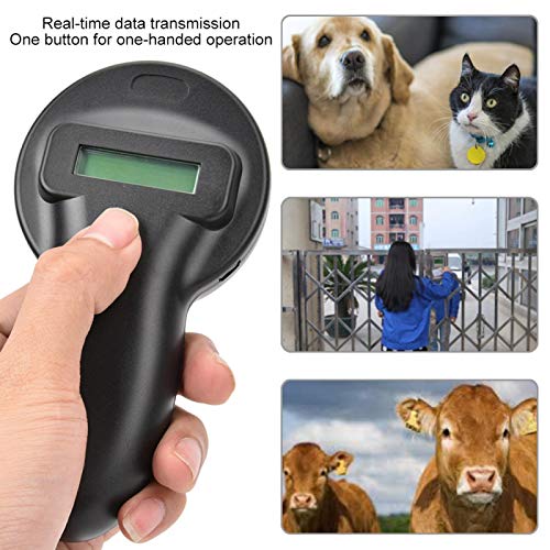 Lector de microchip, lector de chips para animales, escáner de chips para mascotas Perro para mascotas de cerdo animal