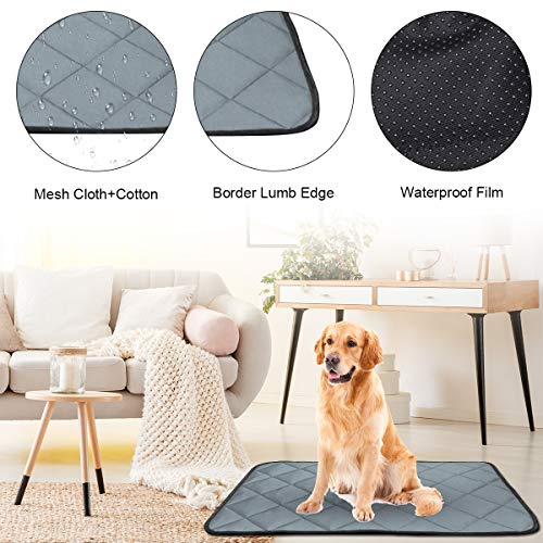 Ledeak Alfombra de Refrigeración para Perro Gato, Cama Lavable Autoenfriamiento Alfombra Refrescante Colchoneta Manta de Dormir Fresco Colchon Impermeable para Verano Mascotas Animales Marrón