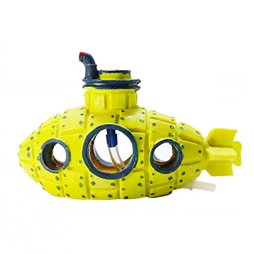 lefeindgdi Ornamento de pecera, casa de piña de resina, casa segura, Bob Esponja, adornos de acuario, decoración subacuática, adorno de acuario, casa segura, accesorios para peceras