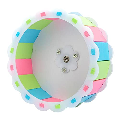 Liadance Hamster Rueda Corriente Pequeño Animal Silent Spinner Ejedro Ejercicio Deportes Juguete 15 cm