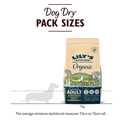 Lily's Kitchen Adult Chicken & Vegetable Bake Complete Organic Dry Dog Food (7 kg)