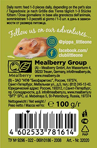 Little One Snack Herbal Crujientes de Hierbas para Animales Pequeños - 1 x 100 g