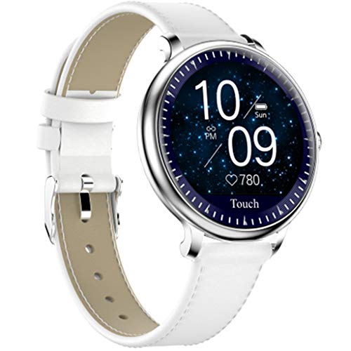 LTLJX Deportivo Reloj Inteligente con Pulsómetro,Cronómetros,Calorías,Monitor de Sueño,Podómetro para Actividad Impermeable IP67 Smartwatch para Mujer Hombre Niño,Blanco