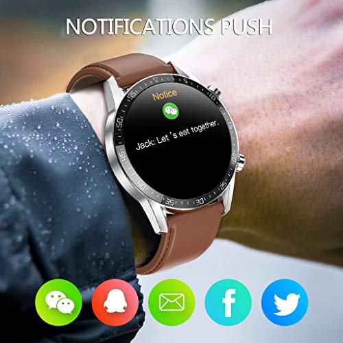 LTLJX Deportivo Reloj Inteligente con Pulsómetro,Cronómetros,Calorías,Monitor de Sueño,Podómetro para Actividad Impermeable IP68 Smartwatch para Mujer Hombre Niño,Negro