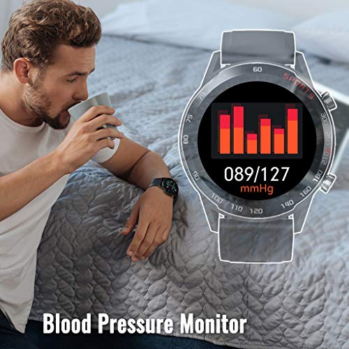 LTLJX Deportivo Reloj Inteligente para Mujer Hombre Niño Impermeable IP67 Smartwatch con Pulsómetro,Cronómetros,Calorías,Monitor de Sueño,Podómetro para Actividad