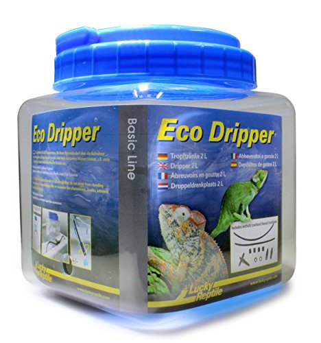 Luckly Reptile Eco Dripper 2L - Bebedero antigoteo para Camaleones