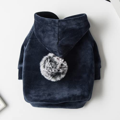 LUOWAN Abrigo con Capucha de Invierno cálido para Perros y Gatos, Ropa Suave para Mascotas para Perros pequeños, Gatos, Yorkshire, Jerseys para Chihuahua, Ropa para Mascotas, Manteau Chien