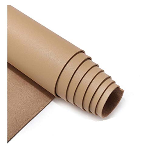 MAGFYLY Polipiel para tapizar Tela de Grano de Cuero de Imitación Material Texturizado por Tapizar, Polipiel, Manualidades, Vinilo, Cojines O Forrar Objetos,Beige (Size : 1.38m×13.5m)