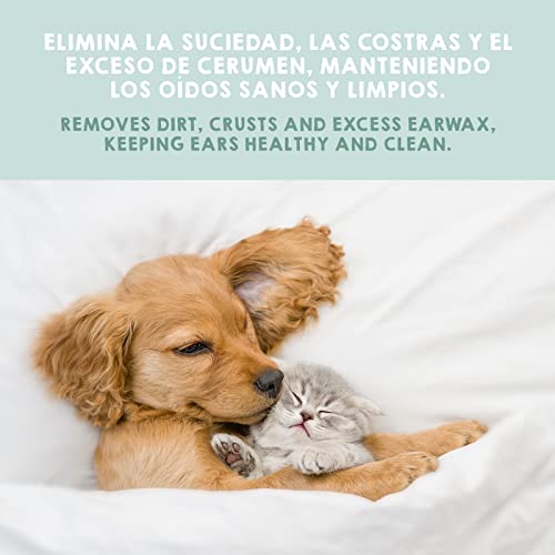 MAIKAI - Limpiador Oidos Perros y Gatos - Limpiador ótico Orejas Perros - Otitis Perro - Limpiador Orejas Perros Natural, 125 ml. Solución oídos sanos y limpios.