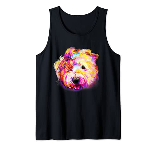 Mamá del perro Bobtail Old English Sheepdog Camiseta sin Mangas