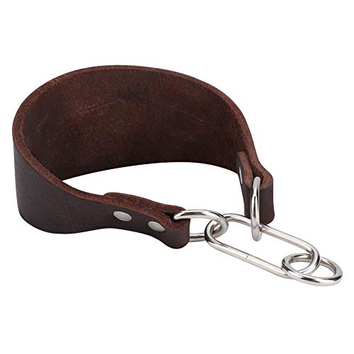 marrón Mascota Collar, Cuero Hecho Perro Cuello Calidad Material Suave Martingale Perro, por Pequeña Perro Galgo Lebrel