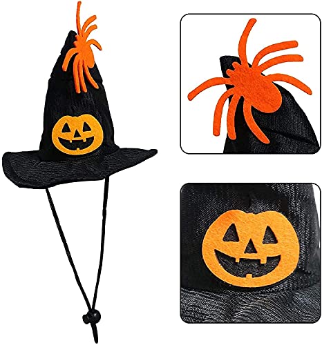 Mascota Disfraz de Halloween Disfraz de Gato Collar Capa con Sombrero Animales pequeños Gatitos y Cachorros Perros pequeños Cosplay Fiesta de Halloween Decoración para Mascotas (Esqueleto)