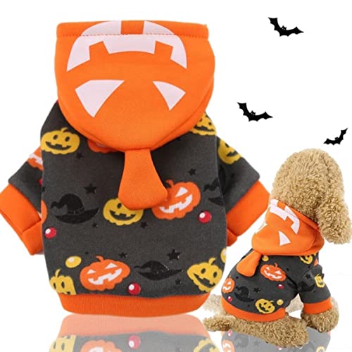 Mascota Halloween Mascota Ropa para Perros Monedero Estilo Otoño Invierno Cachemira Sudaderas con Capucha para Perros Variedad de Ropa de Animales de Dibujos Animados