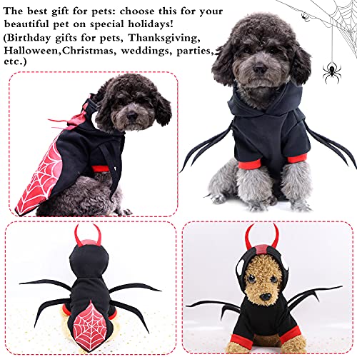 Mascota Perro Traje de araña de Halloween, Ropa de Perro Halloween, Disfraces de Halloween para Mascotas, Disfraz De Araña para Perro, Perros Disfraces de Cosplay, Disfraz de Pelota para Fiestas, XL