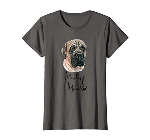 MASTIFF MOM Mamá madre mamaíta de perro Mastín inglés Regalo Camiseta